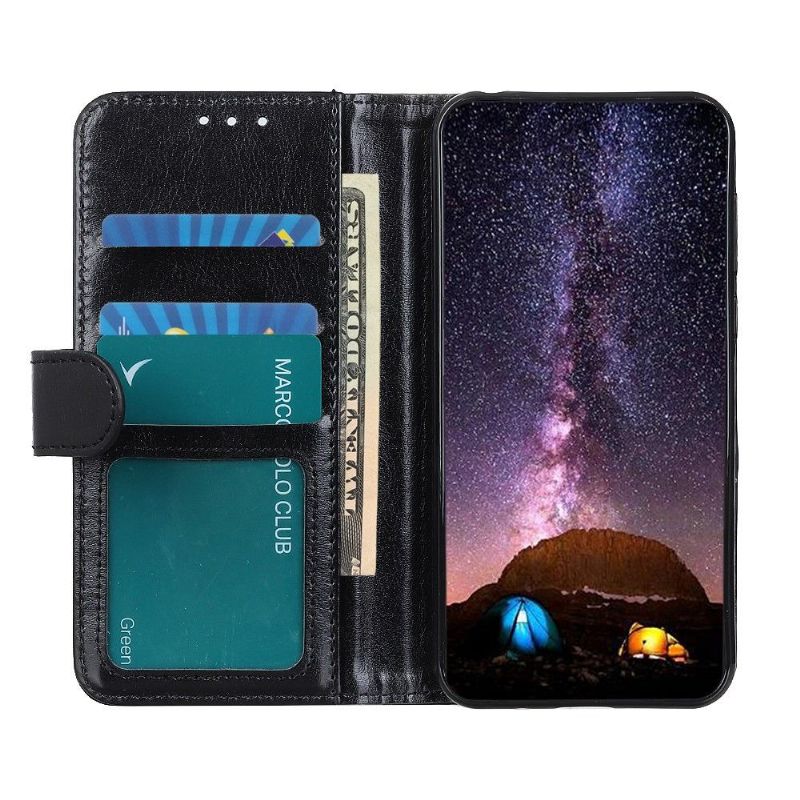 Realme C21 - Étui Folio Simili Cuir Fonction Support
