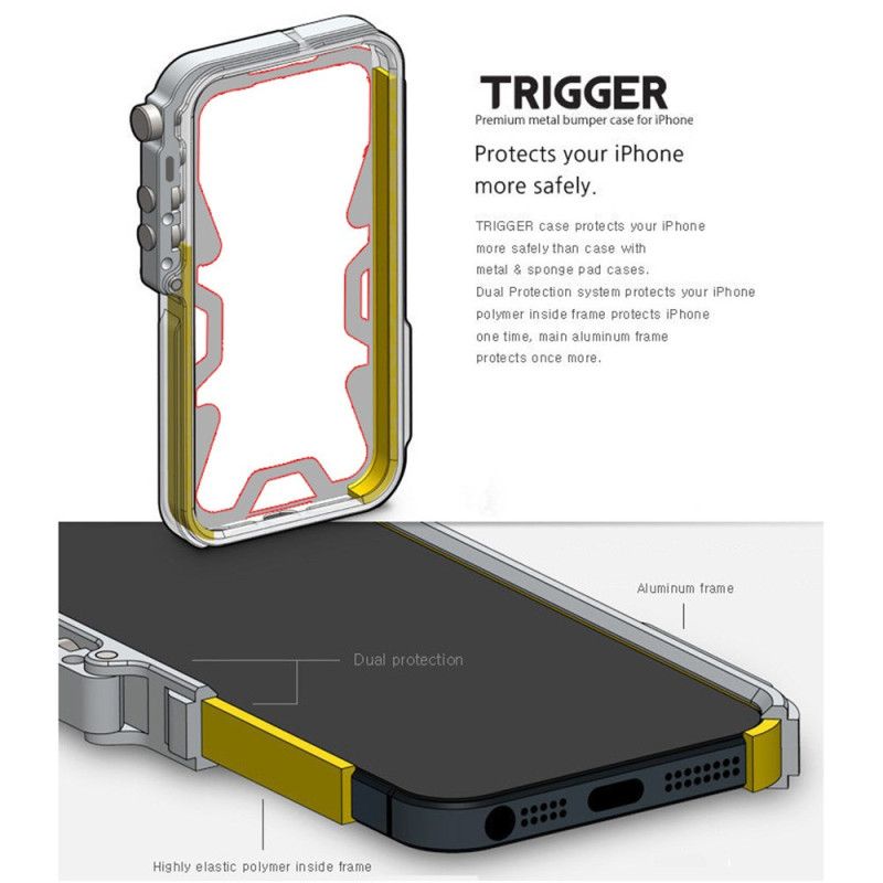 Coque Bumper pour Vivo X200 Pro Métal