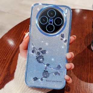 Coque Vivo X200 Pro Fleur et Strass KADEM
