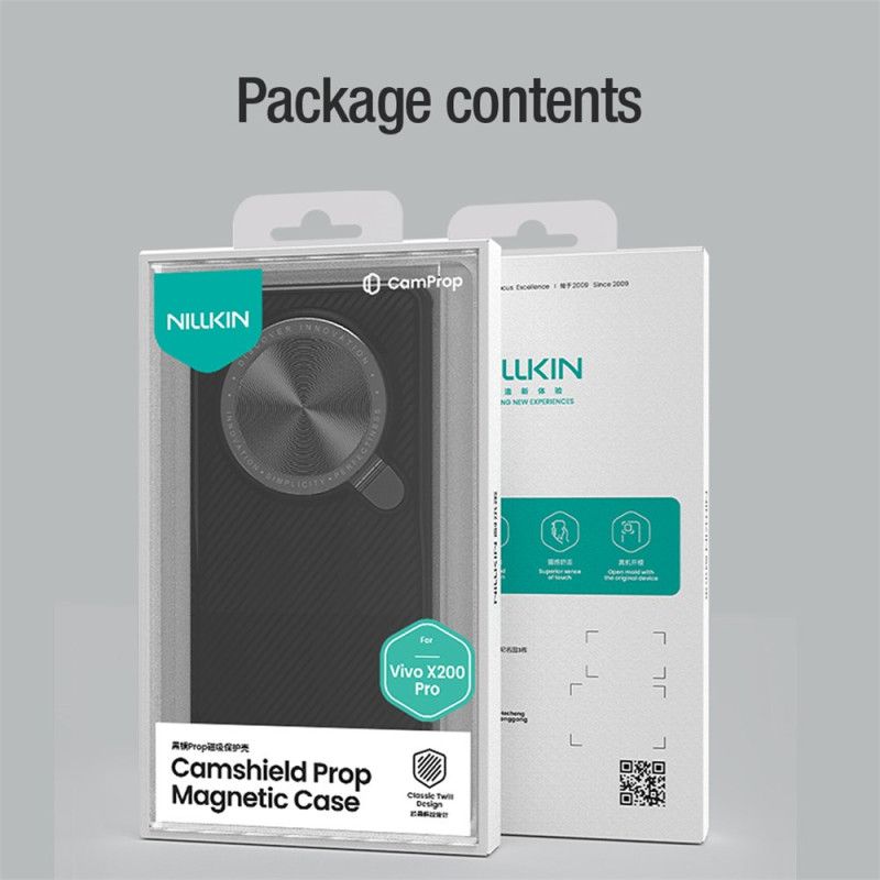 Coque Vivo X200 Pro MagSafe Camshield Prop NILLKIN