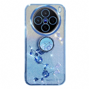 Coque Vivo X200 Pro Support Fleurs et Srass KADEM