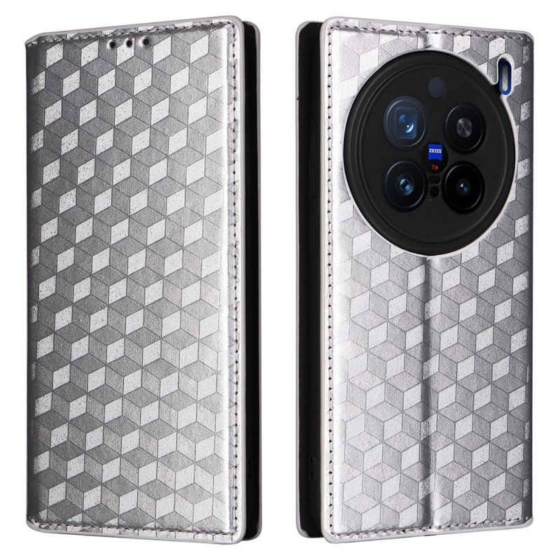 Flip Cover Vivo X200 Pro Motif Losanges