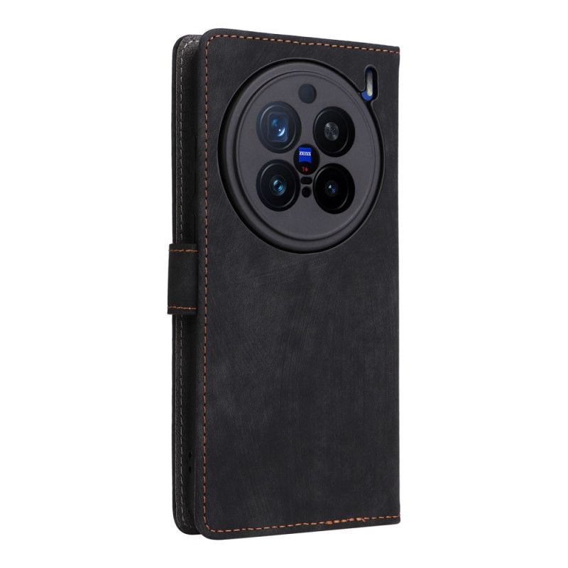 Housse Vivo X200 Pro Effet Daim à Lanière