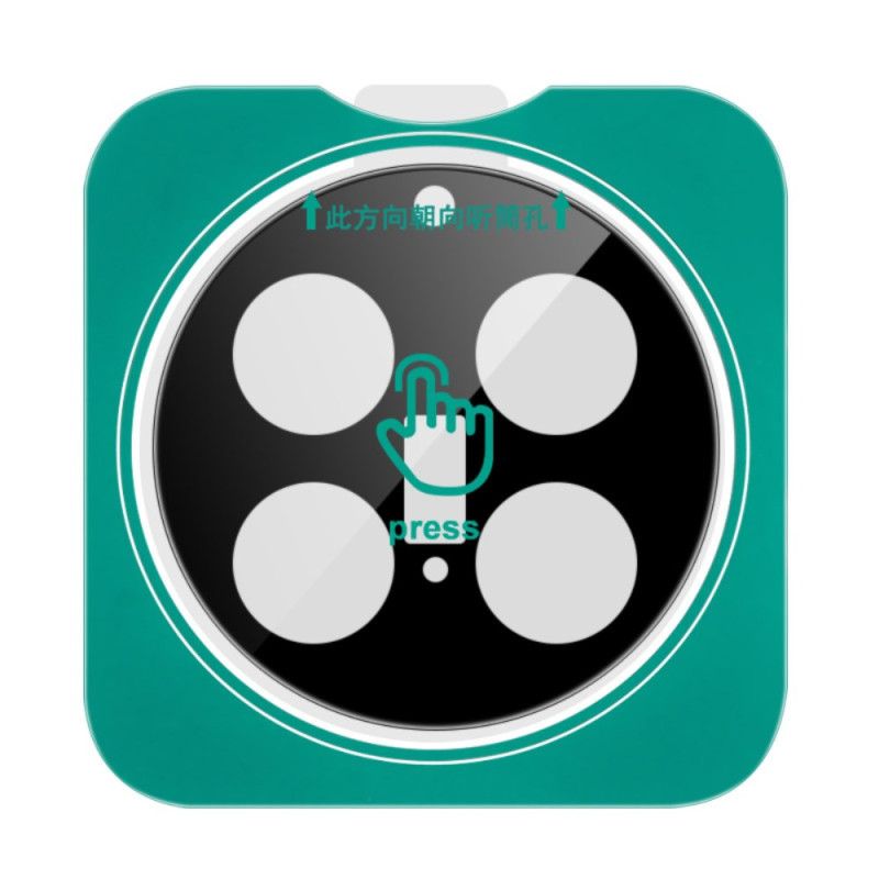 Lentille de Protection en Verre Trempé pour Vivo X200 Pro Cadre Auto-Positionnant (Version Noire)