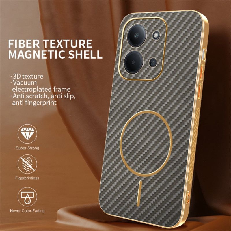 Coque Xiaomi Redmi 15C 4G / 5G / Poco C85 Revêtement Fibre Carbone