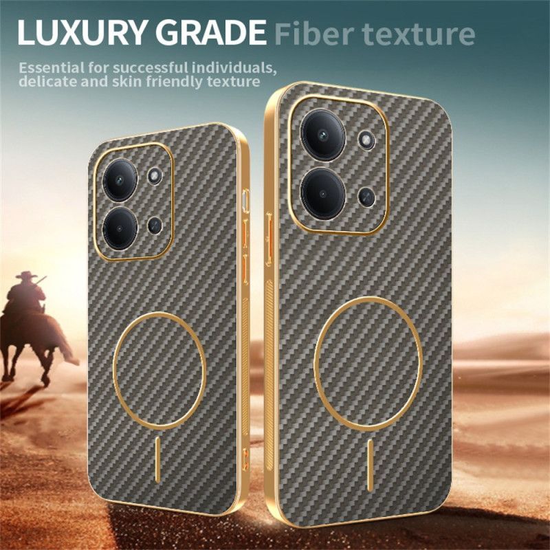 Coque Xiaomi Redmi 15C 4G / 5G / Poco C85 Revêtement Fibre Carbone