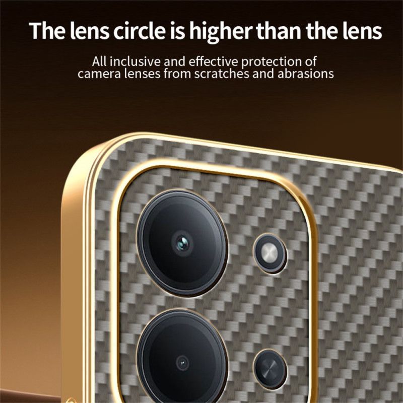 Coque Xiaomi Redmi 15C 4G / 5G / Poco C85 Revêtement Fibre Carbone