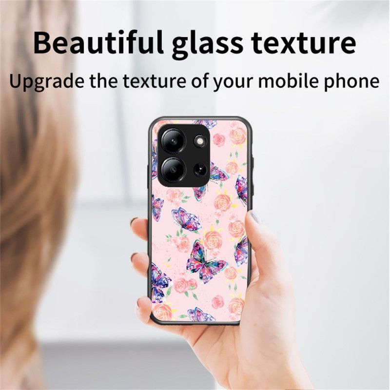 Coque Xiaomi Redmi 15C 5G / 4G / Poco C85 4G Verre Trempé Papillons