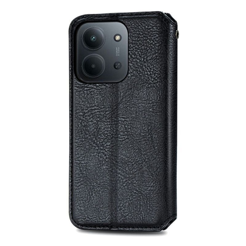 Flip Cover Xiaomi Redmi 15C 5G / 4G / Poco C85 4G Effet Daim Frise