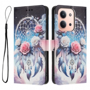 Housse Xiaomi Redmi 15C 4G / 5G / Poco C85 Attrape-Rêves et Roses