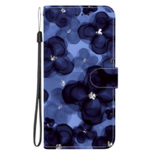 Housse Xiaomi Redmi 15C 4G / 5G / Poco C85 Fleurs Bleues