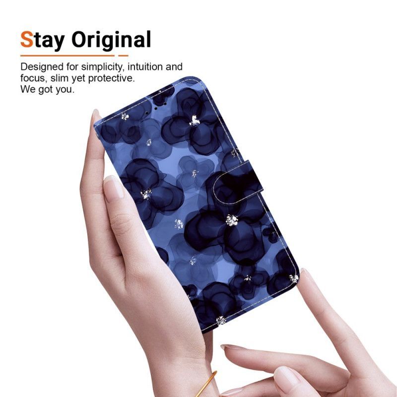 Housse Xiaomi Redmi 15C 4G / 5G / Poco C85 Fleurs Bleues