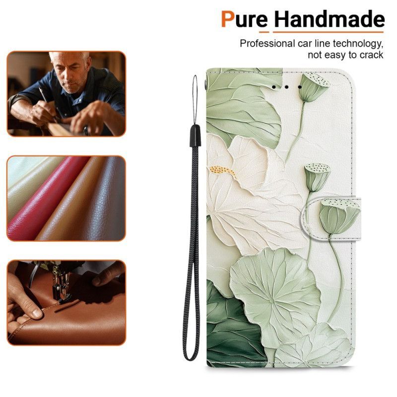 Housse Xiaomi Redmi 15C 4G / 5G / Poco C85 Fleurs Vertes