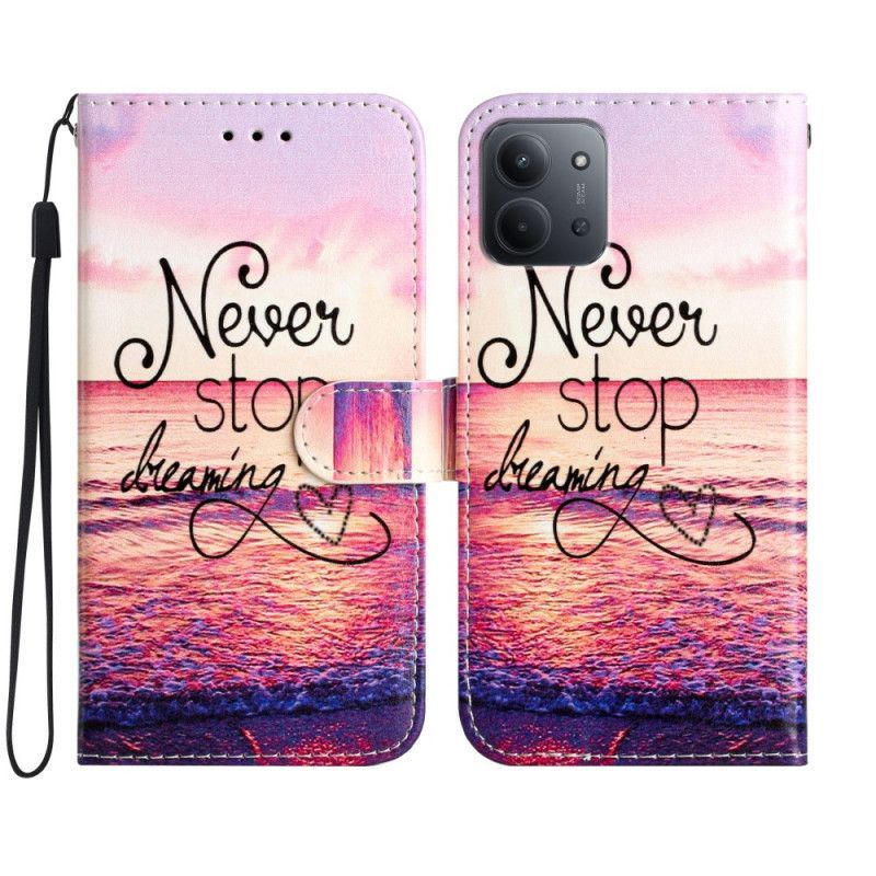 Housse Xiaomi Redmi 15C 4G / 5G / Poco C85 Never Stop Dreaming