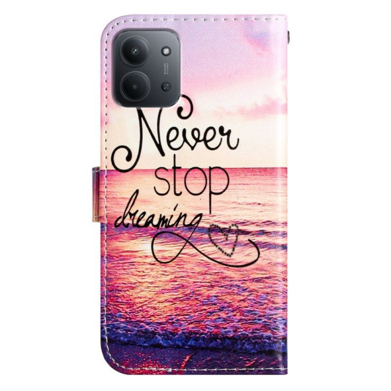 Housse Xiaomi Redmi 15C 4G / 5G / Poco C85 Never Stop Dreaming