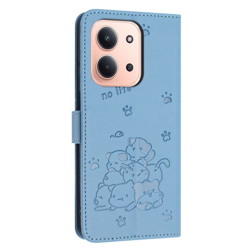 Housse Xiaomi Redmi 15C 4G / 5G / Poco C85 Scène de Chats