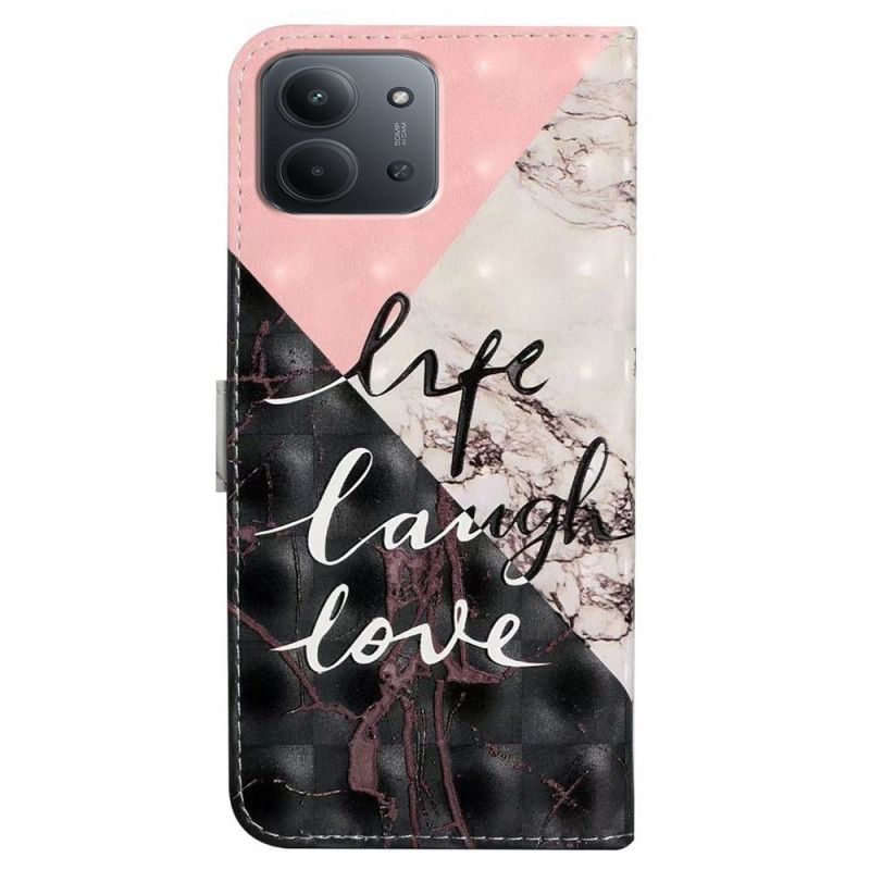 Housse Xiaomi Redmi 15C 5G / 4G / Poco C85 4G Life Laugh Love