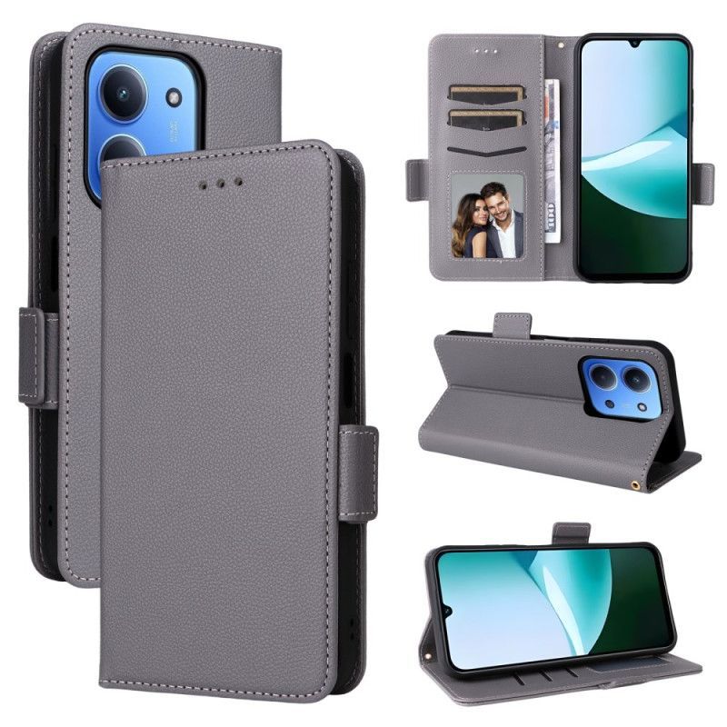 Housse Xiaomi Redmi 15C 5G / 4G / Poco C85 4G Simili Cuir avec Lanière