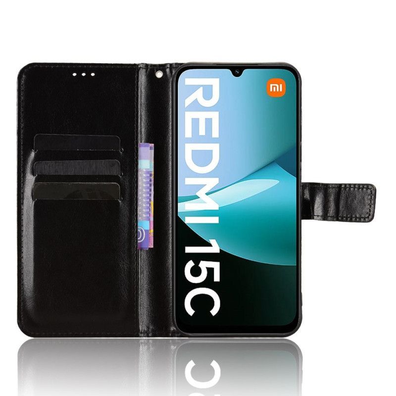 Housse Xiaomi Redmi 15C 5G / 4G Simili Cuir Flashy