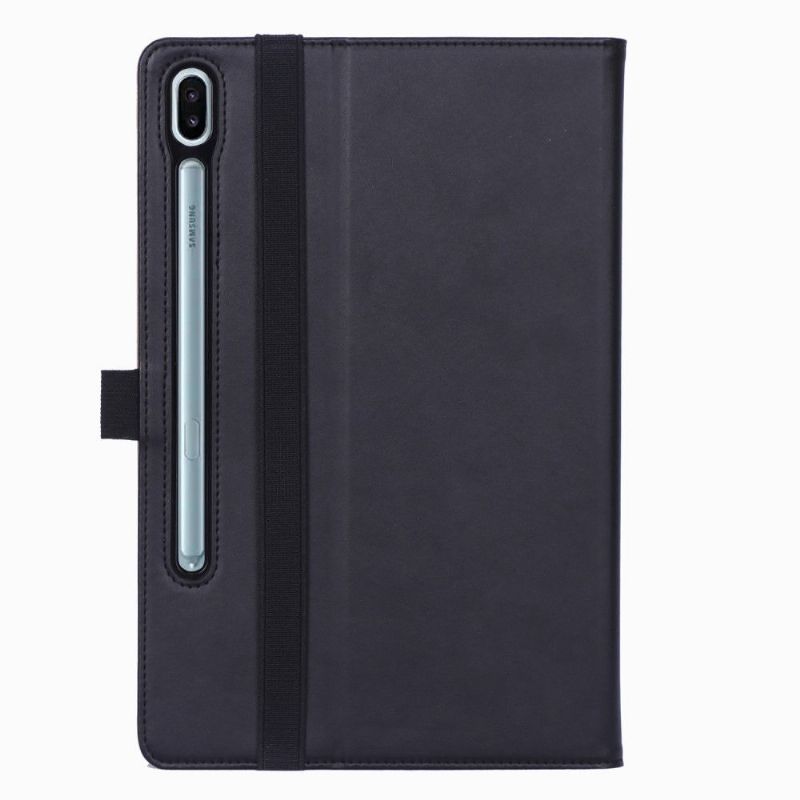 Housse Samsung Galaxy Tab S6 Lite simili cuir avec anse