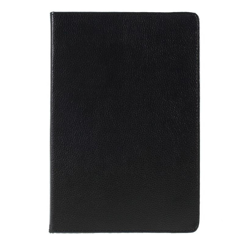 Housse Samsung Galaxy Tab S6 Lite simili cuir litchi rotatif 360 degrés