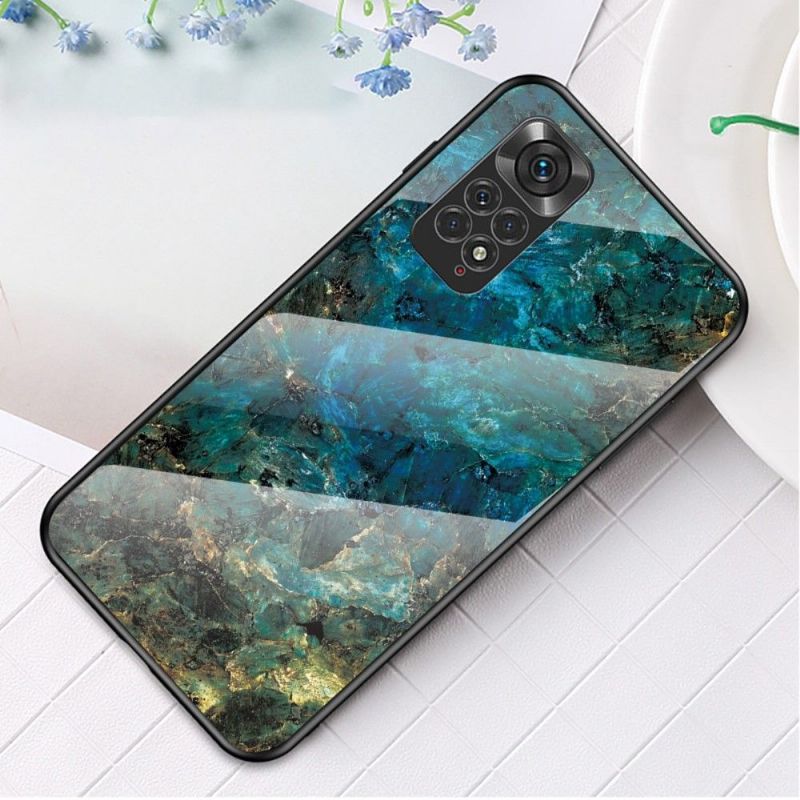 Coque Xiaomi Redmi Note 11 / 11S Marbre Océane verre trempé