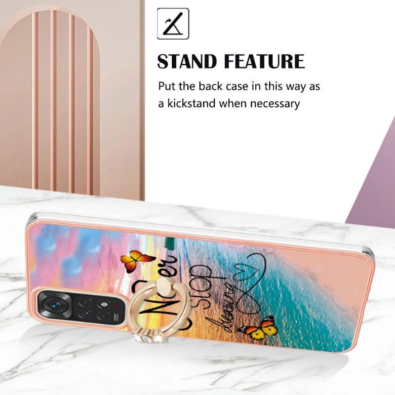 Coque Xiaomi Redmi Note 11 / 11S Never Stop Dreaming avec bague