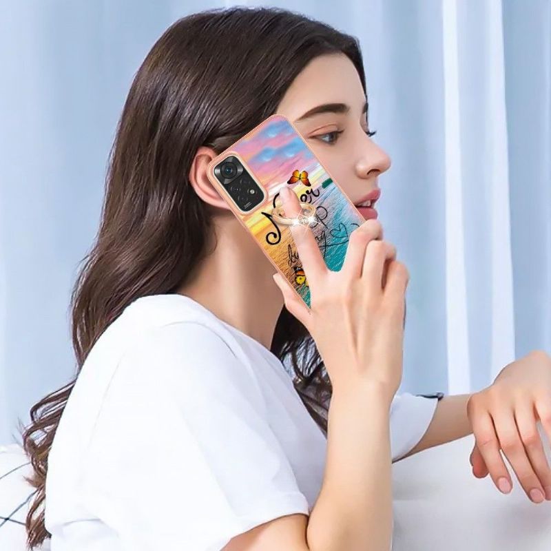 Coque Xiaomi Redmi Note 11 / 11S Never Stop Dreaming avec bague