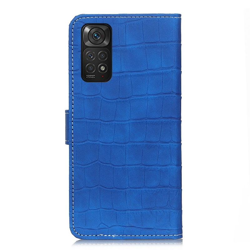 Housse Xiaomi Redmi Note 11 / 11S Aspect Croco coutures