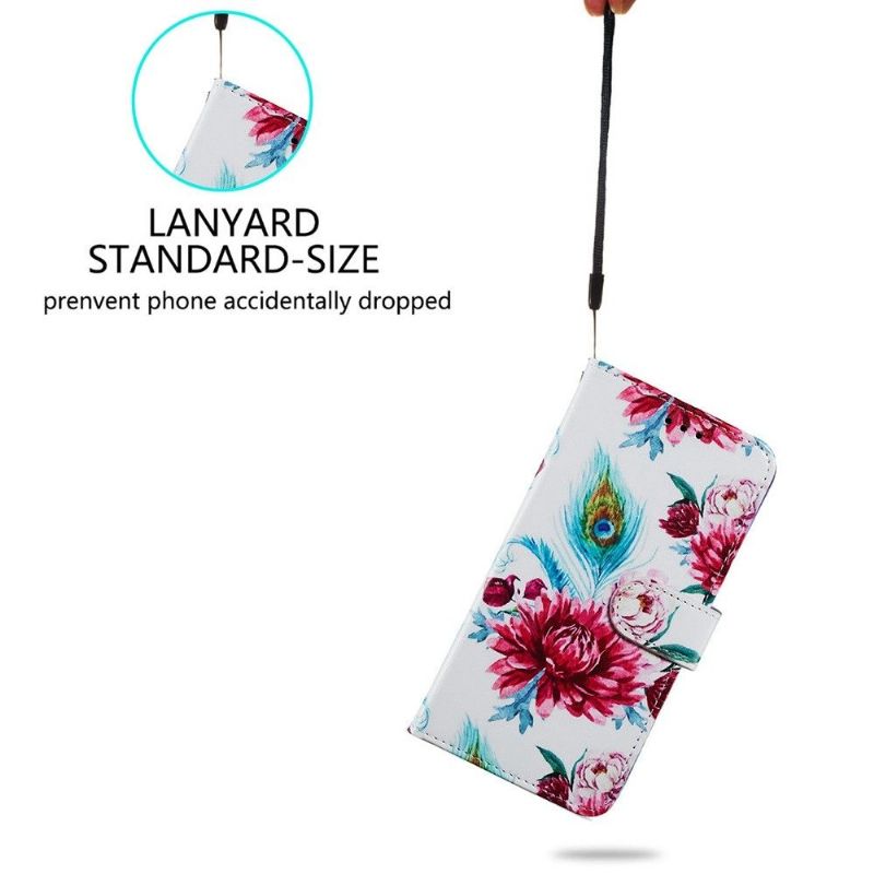 Housse Xiaomi Redmi Note 11 / 11S Paon fleur