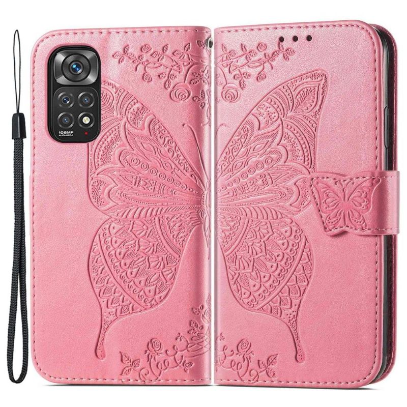 Housse Xiaomi Redmi Note 11 / 11S Papillon Relief