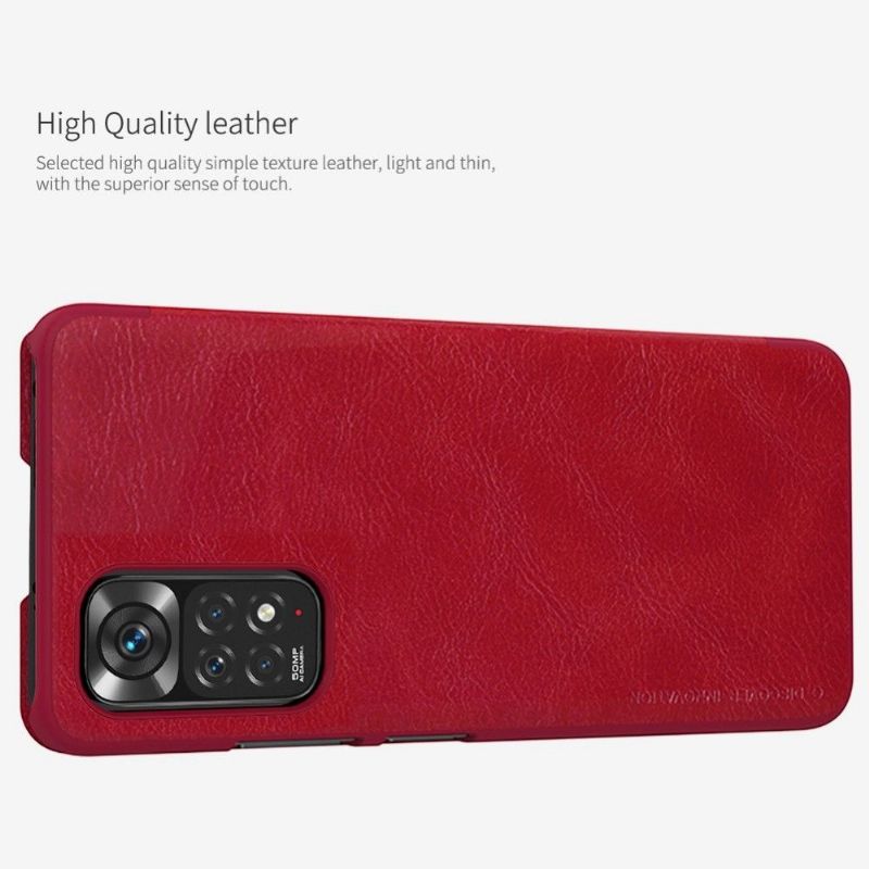 Housse Xiaomi Redmi Note 11 / 11S Qin Series Effet Cuir