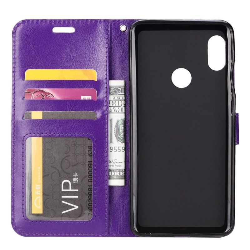 Xiaomi Redmi 7 - Étui Anil simili cuir porte cartes