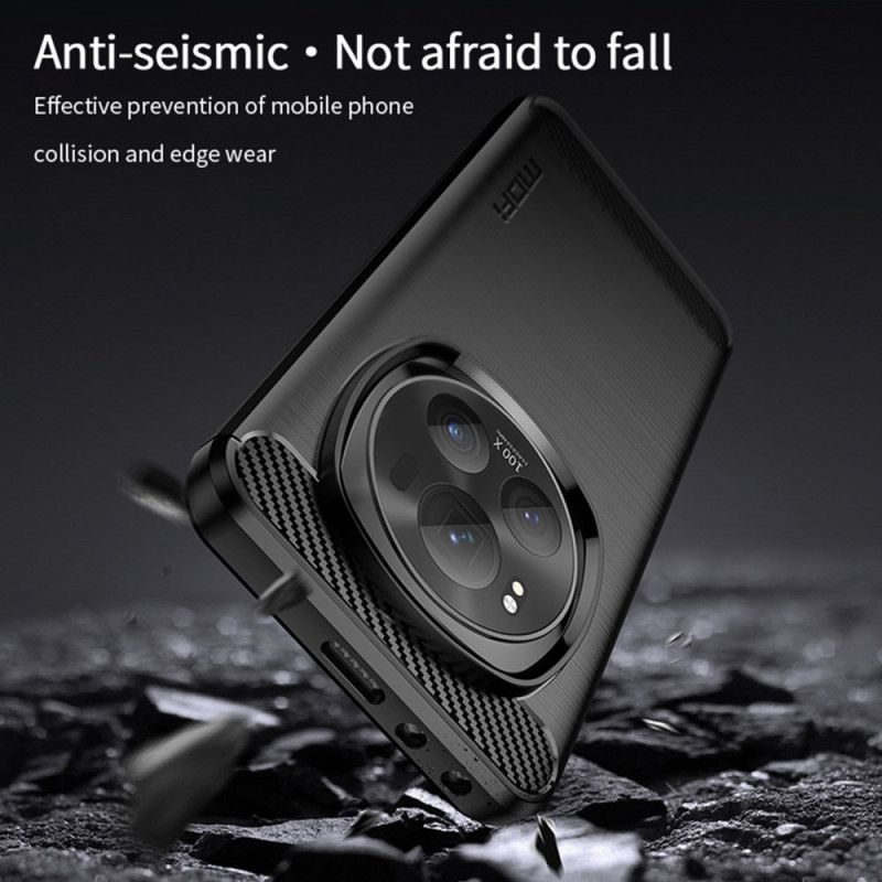 Coque Honor Magic 6 Pro Fibre Carbone Brossée MOFI