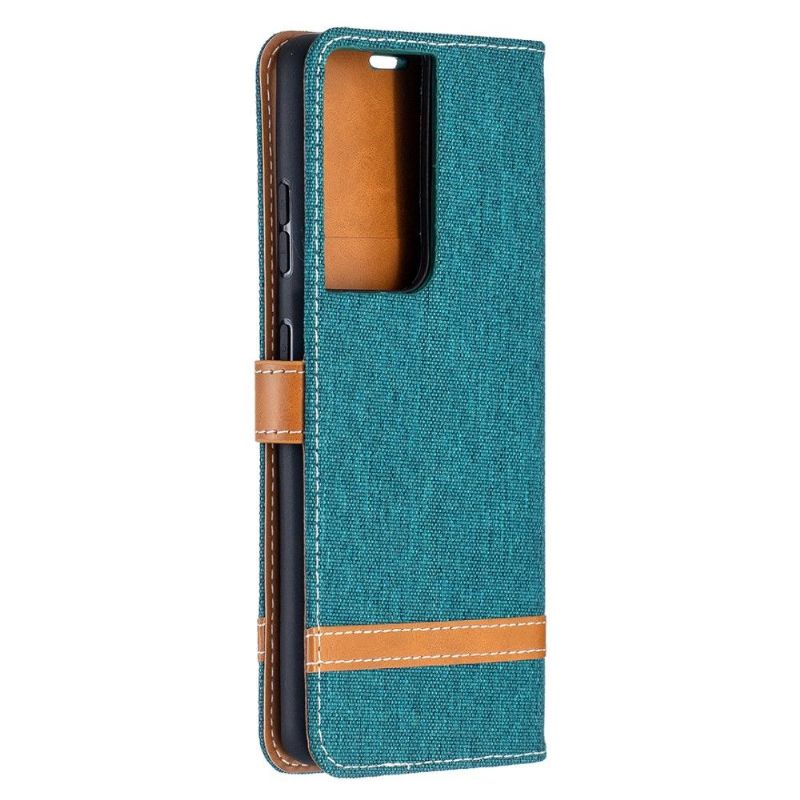 Housse Samsung Galaxy S21 Ultra 5G revêtement tissu
