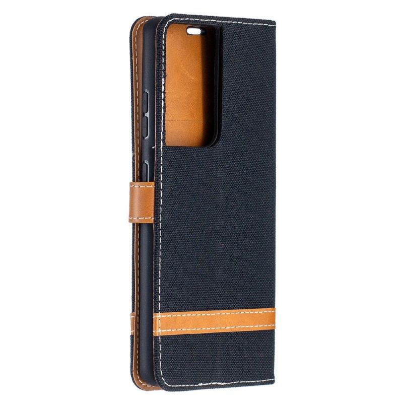 Housse Samsung Galaxy S21 Ultra 5G revêtement tissu
