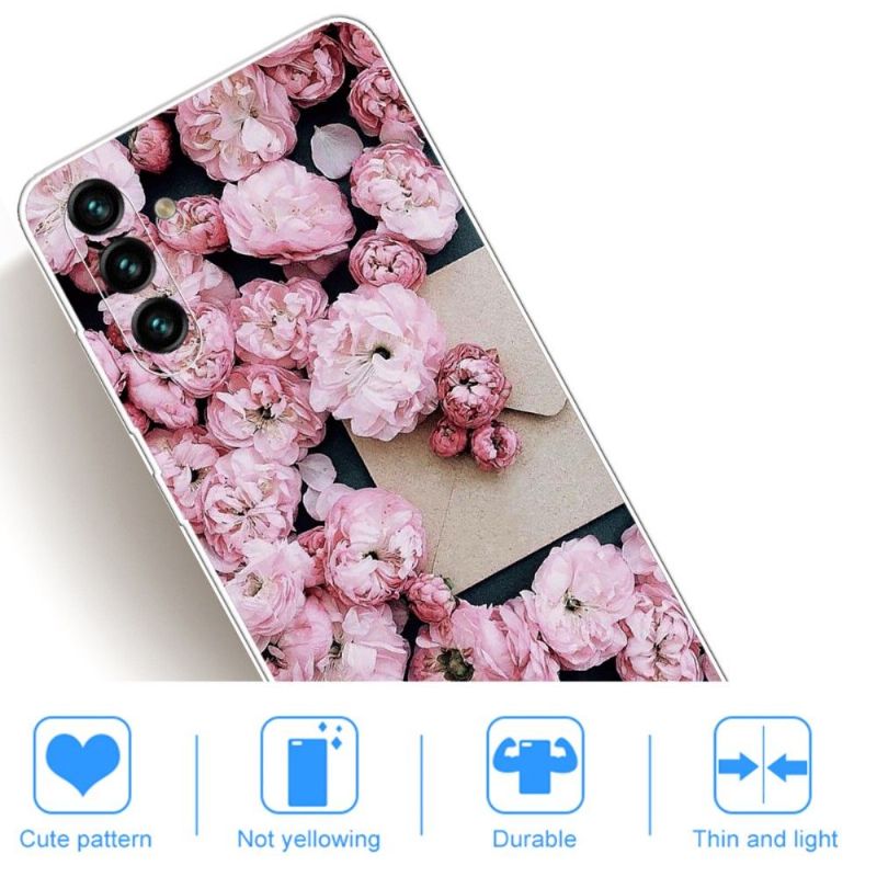 Coque Samsung Galaxy A13 5G Fleur ROSE