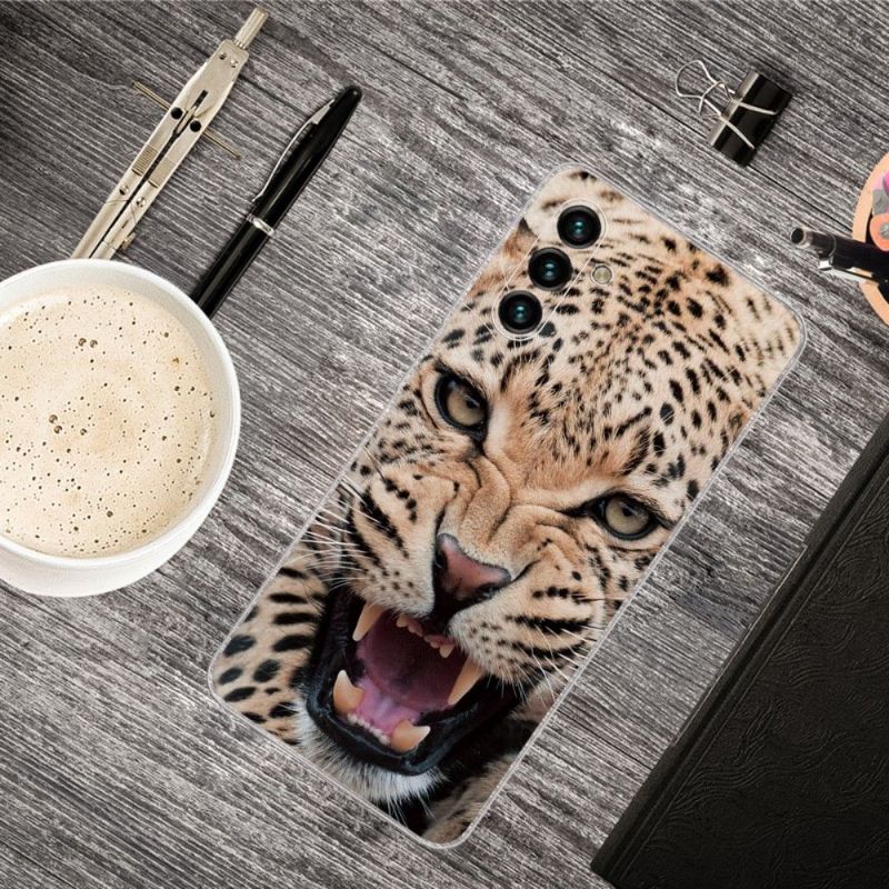 Coque Samsung Galaxy A13 5G Leopard Rugissant