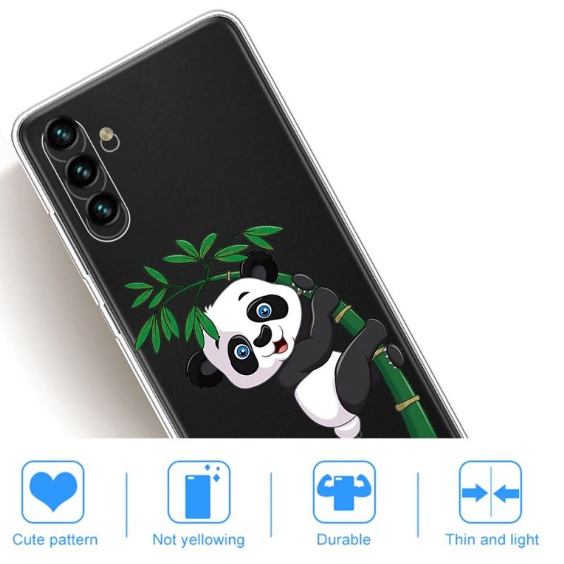 Coque Samsung Galaxy A13 5G Panda sur bambou