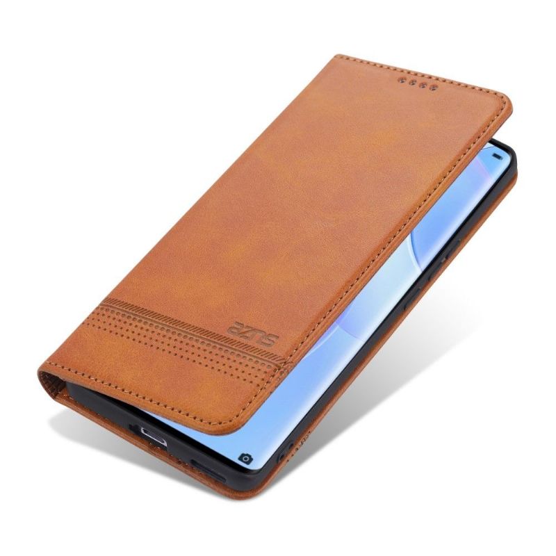 Étui Honor 50 / Huawei Nova 9 portefeuille AZNS simili cuir