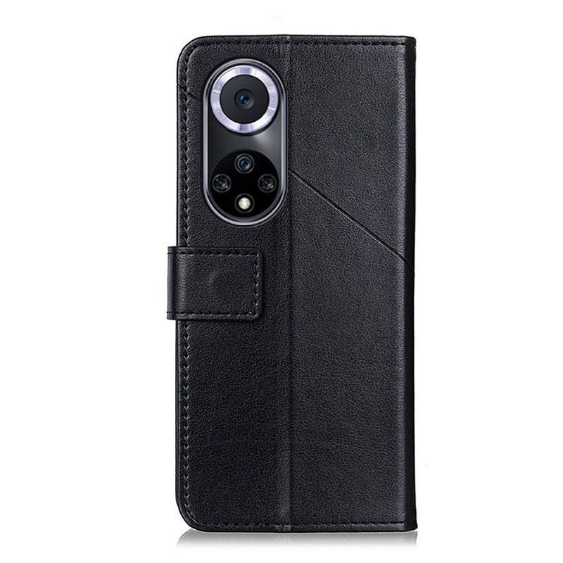 Housse Huawei Nova 9 Rabat simili cuir avec rivet
