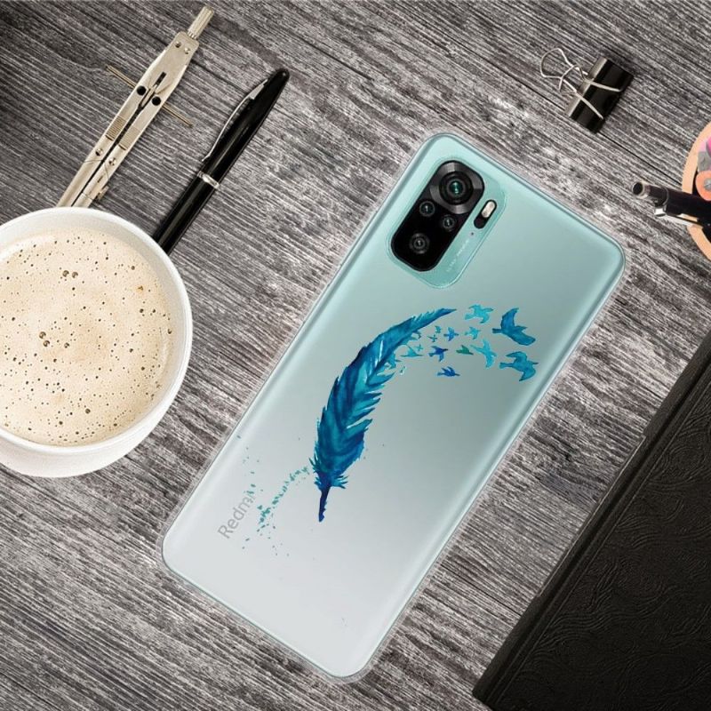Coque Xiaomi Redmi Note 10 Plume et Oiseaux