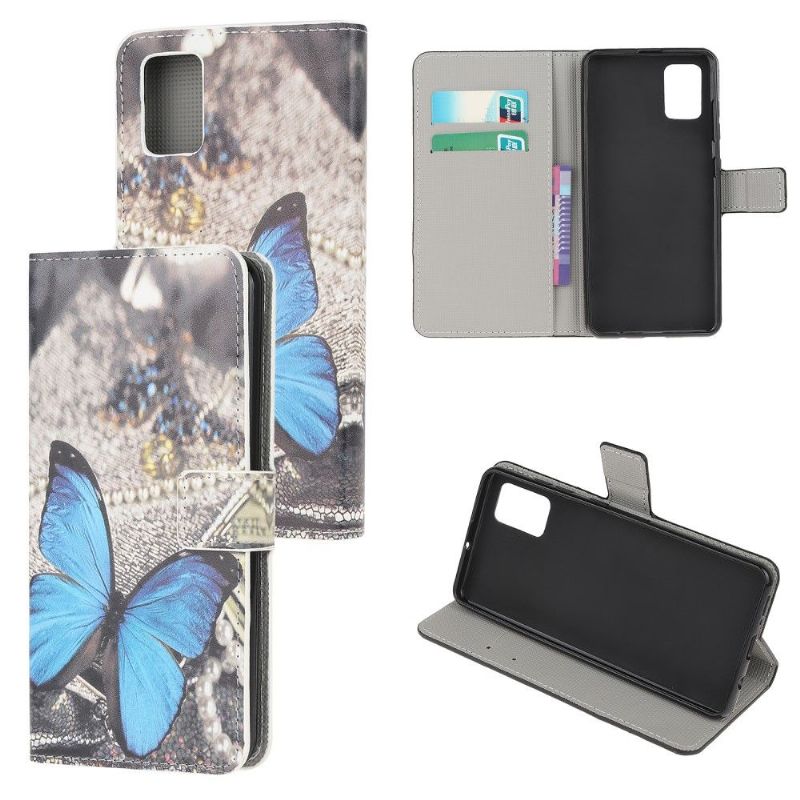 Housse Xiaomi Redmi Note 10 Papillons Bleus