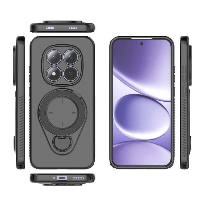 Coque Xiaomi Redmi Note 15 Pro 5G Anneau Support Magnétique Rotatif