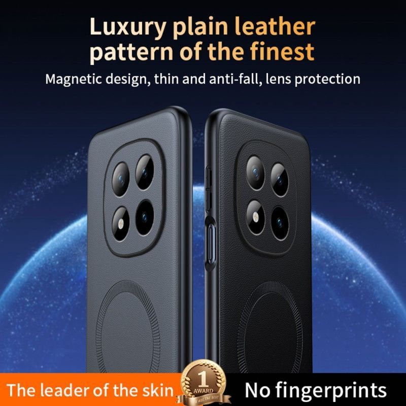 Coque Xiaomi Redmi Note 15 Pro 5G Magnétique Finition Cuir Premium