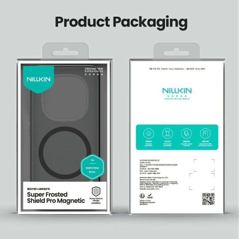 Coque Xiaomi Redmi Note 15 Pro 5G Magnétique Super Frosted Shield Pro NILLKIN
