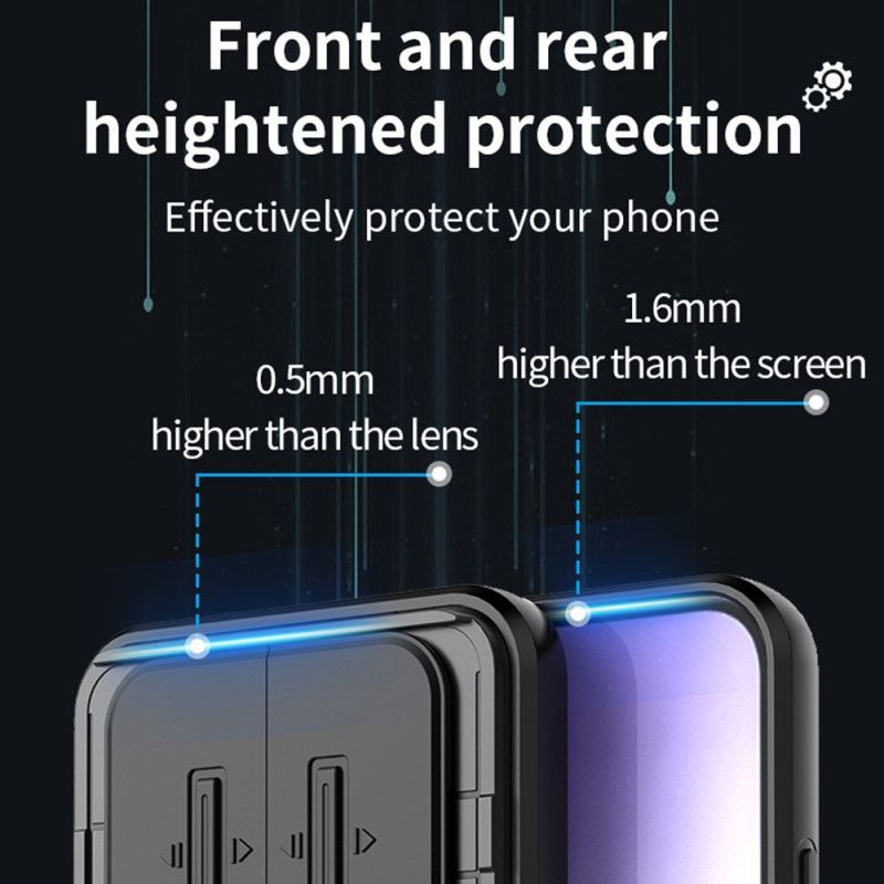 Coque Xiaomi Redmi Note 15 Pro 5G Ring Résistante avec Cache-Objectif