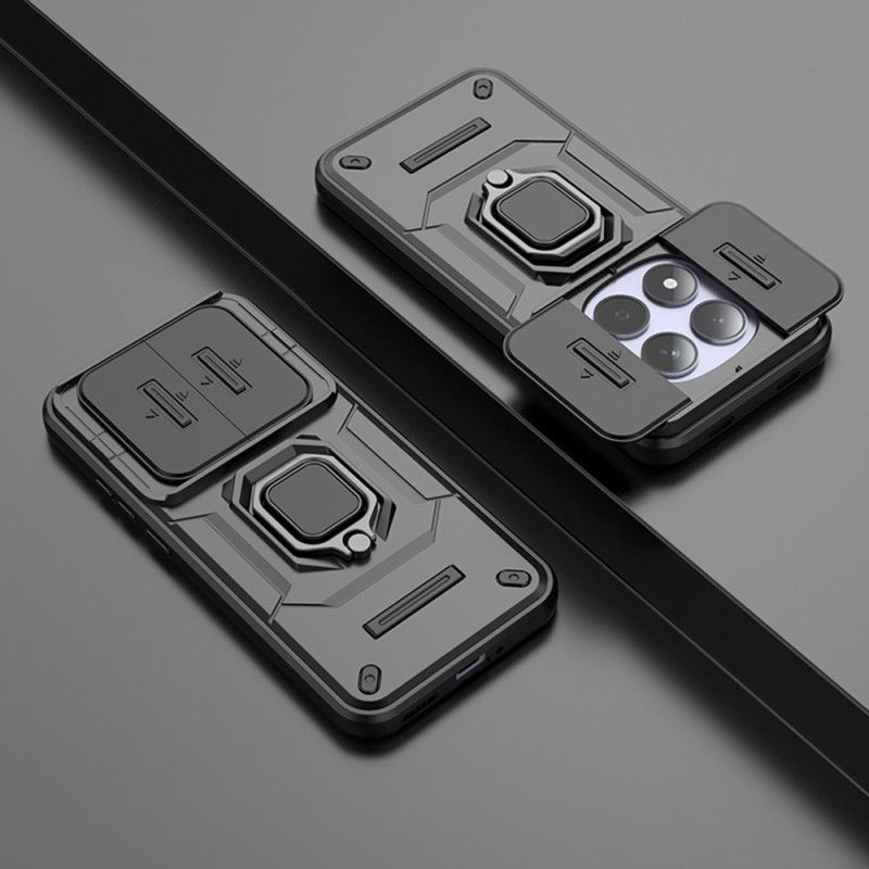Coque Xiaomi Redmi Note 15 Pro 5G Ring Résistante avec Cache-Objectif