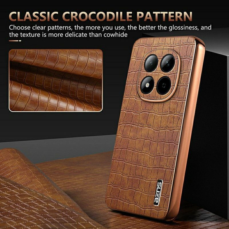 Coque Xiaomi Redmi Note 15 Pro 5G Texture Crocodile AZNS