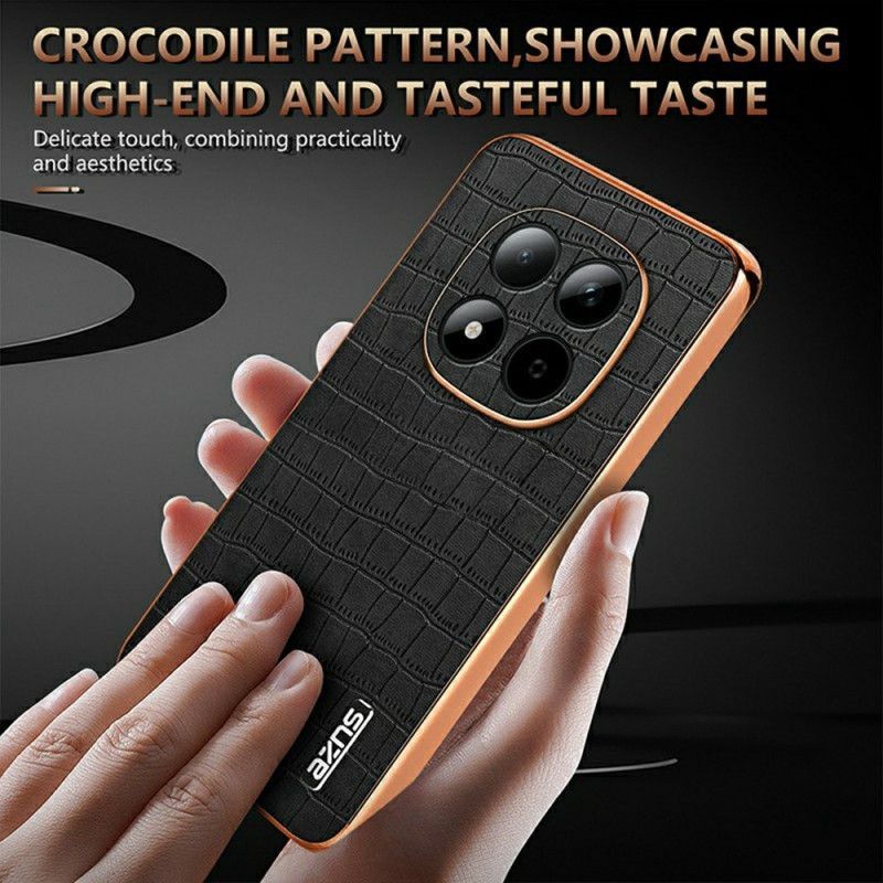 Coque Xiaomi Redmi Note 15 Pro 5G Texture Crocodile AZNS